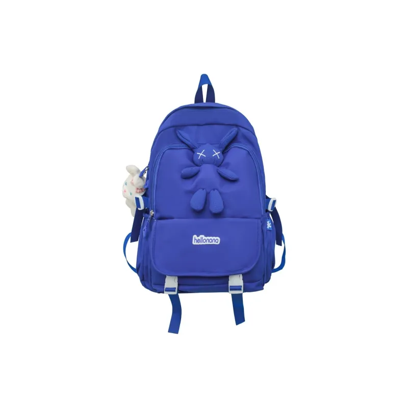 NX DOUGHNUT Nylon Backpack Unisex White Pink Blue Black-7