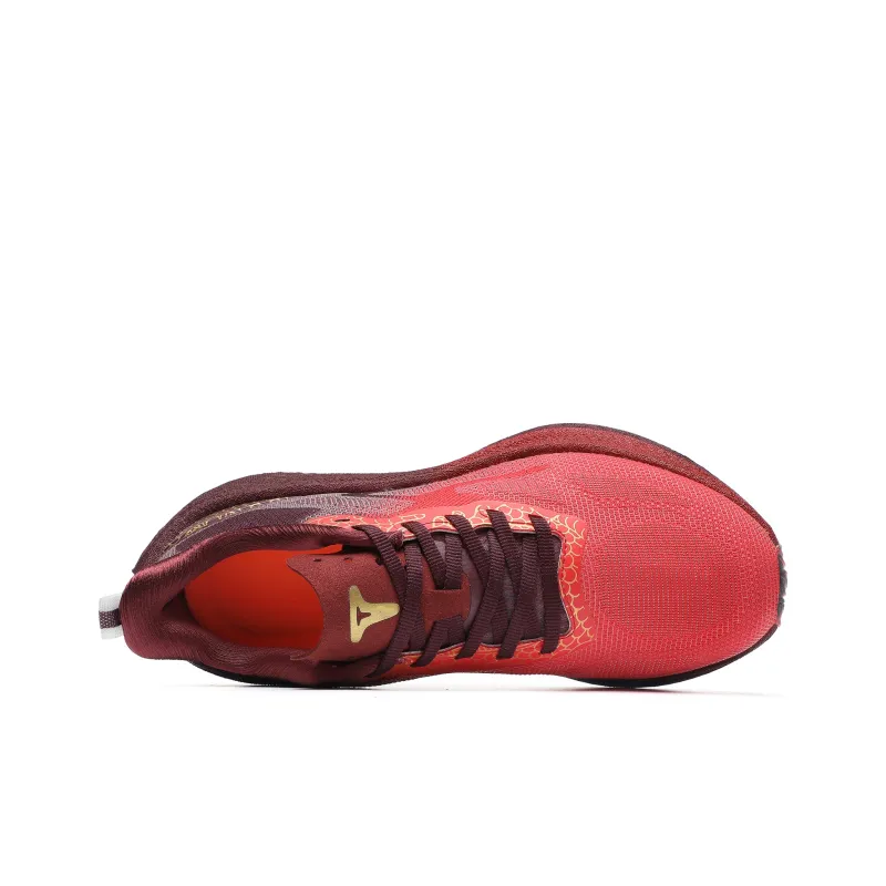 TREEPERI Running Shoes Unisex Low Top Red/White-5