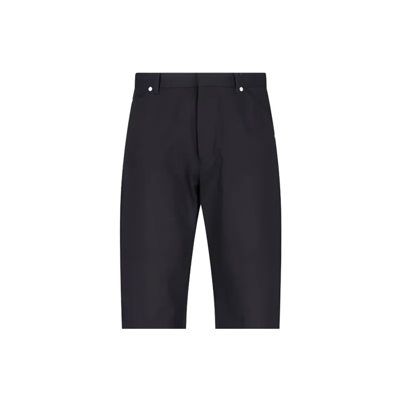 PRADA Triangle Logo Tapered Leg Jeans-6