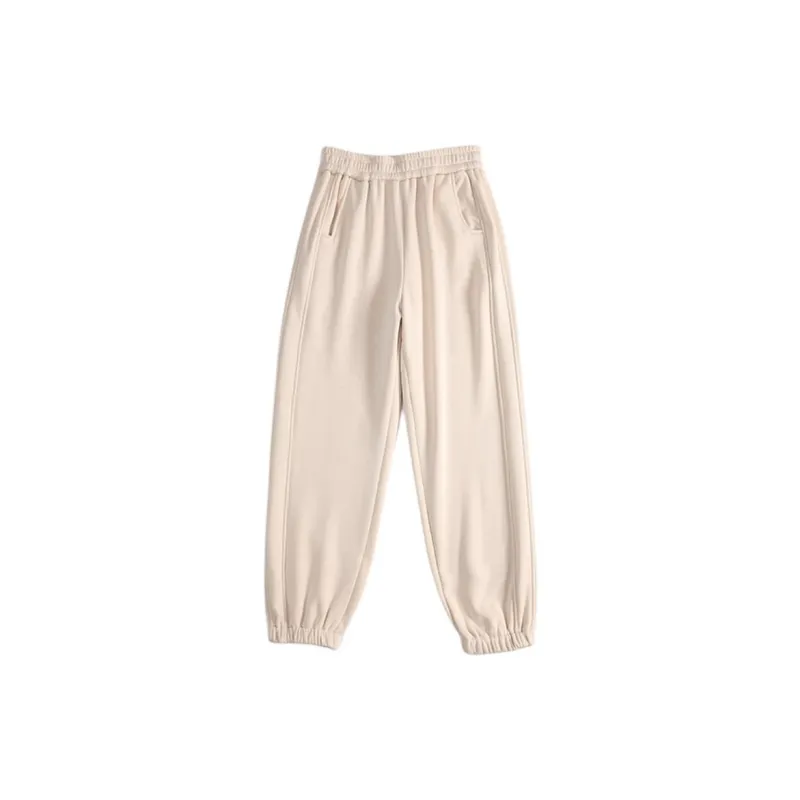 Weixi Casual Pants Women's Apricot-3