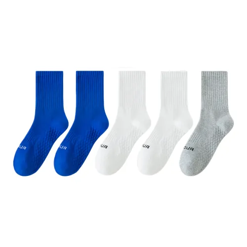 Lan Miao Mid Calf Socks Men's 5 Pack