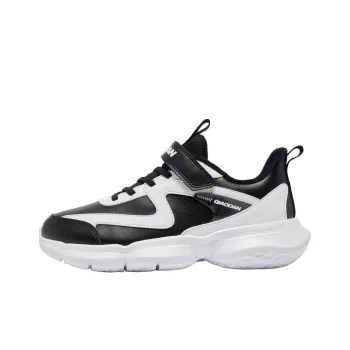 QIAODAN Anti Slip And Wear Resistant Warm Low Top Kids Lifestyle Shoes Black 34 41 Teenagers