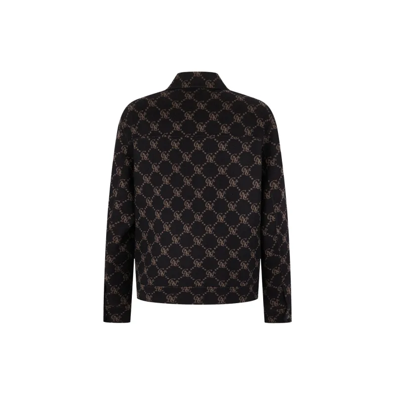 C'N'C Rhythm Party Series Jackets Coats Men's Brown With Print-1