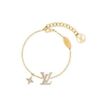 LOUIS VUITTON Enamel Bracelets Women's Gold