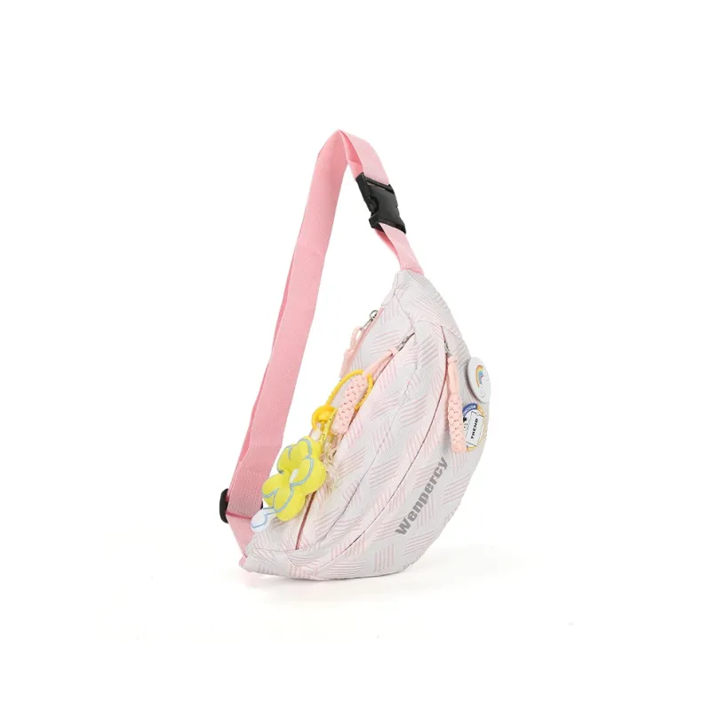 Wenpercy Nylon Fanny Pack Regular Unisex Multicolor-3