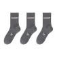 [Thermal Terry, Heat-Retaining Lock Temperature]Dark Gray (3 Pack)