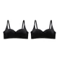 [2 Pack]Black+Black