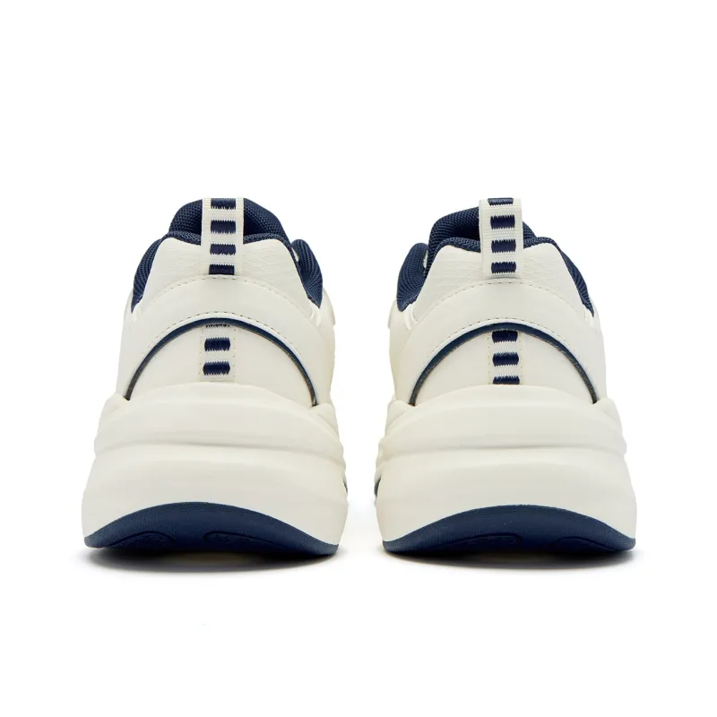 QIAODAN Source born Badminton Shoes Men Low Top Ivory Graphite Blue-4