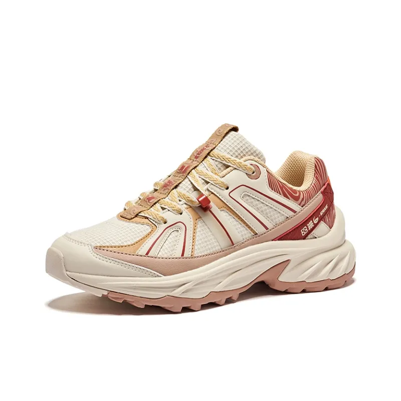 Erke Pursuit Slip-Resistant Coverage Low-Top Casual Shoes Women's Warm Linen Battle Goddess-2