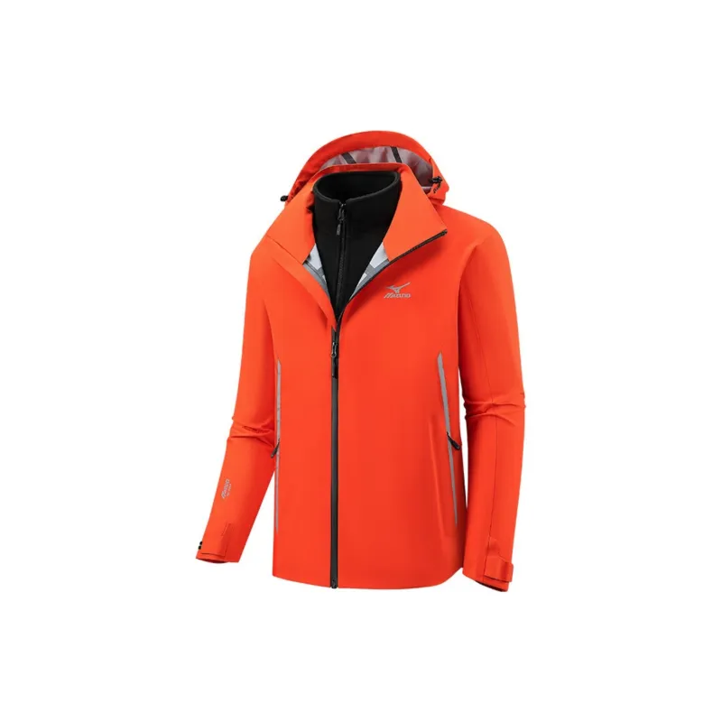Mizuno Jacket Unisex Orange With Free Necklaces-1