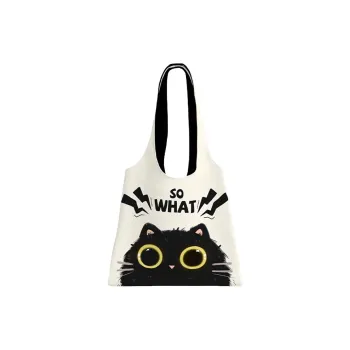 AOSONG Suede Tech Fabric Shoulder Bag Unisex White Black