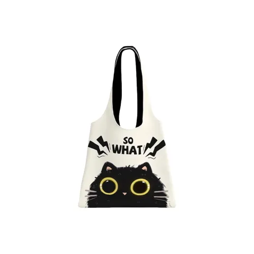 AOSONG Suede Tech Fabric Shoulder Bag Unisex White Black