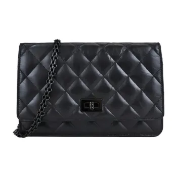 CHANEL Calfskin Shoulder Bag, Crossbody Bag Mini Women's Black