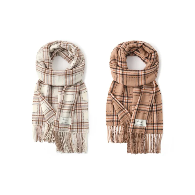 FREE RABBITⅡ Soft Skin Friendly Comfortable Warm Shawl Advanced Korean Style Scarf Unisex-15