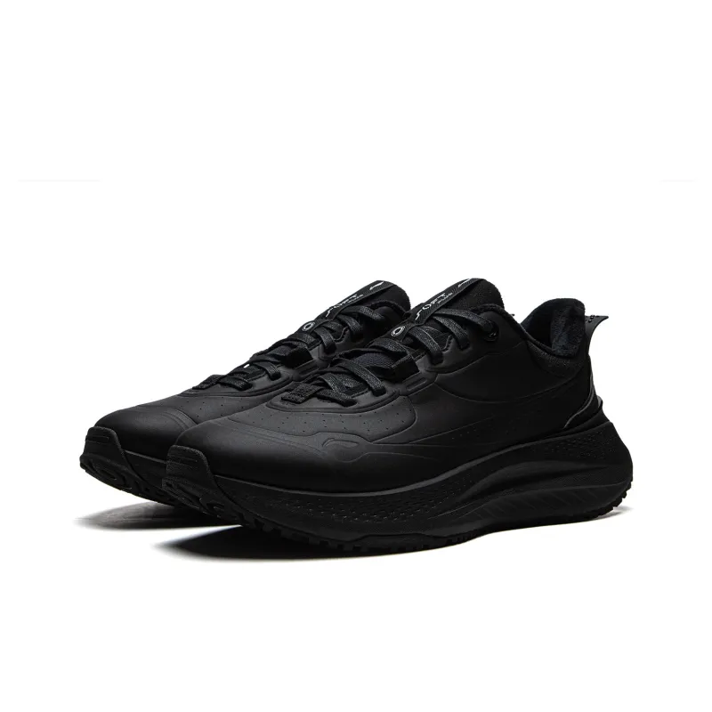 LiNing SOFT PLUS Anti Slip Wear Resistant Low Top Casual Shoes Men's Black-2