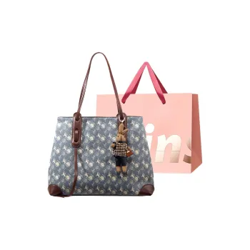 WHEELY BABY+ Synthetic Leather Shoulder Bag, Handbag Regular Women's Blue & Coffee