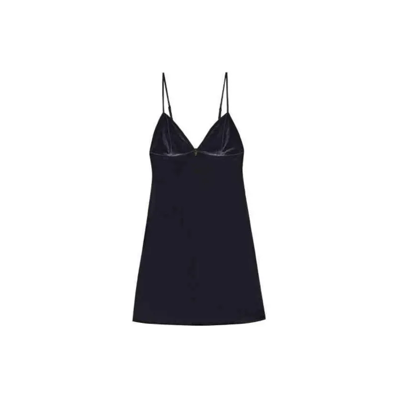 Victoria's Secret Nightgown Women's Velour Black-0