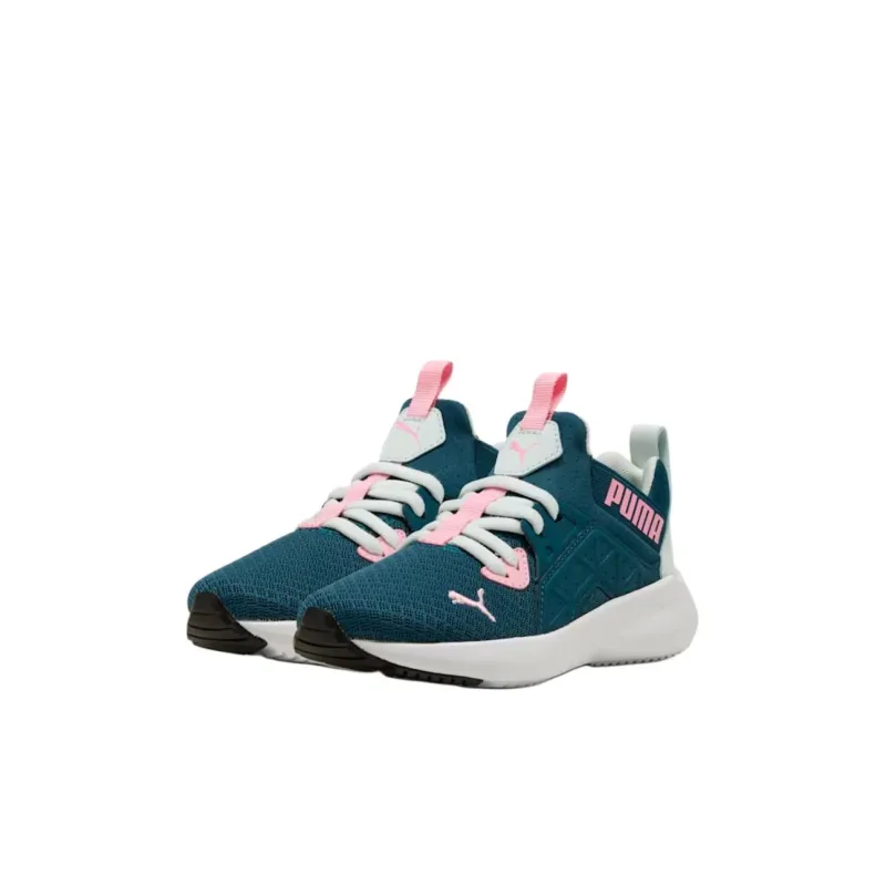 PUMA Anti Slip Wear Resistant Low Top Kids Lifestyle Shoes Green Children Aged 3 7 Years Old-2