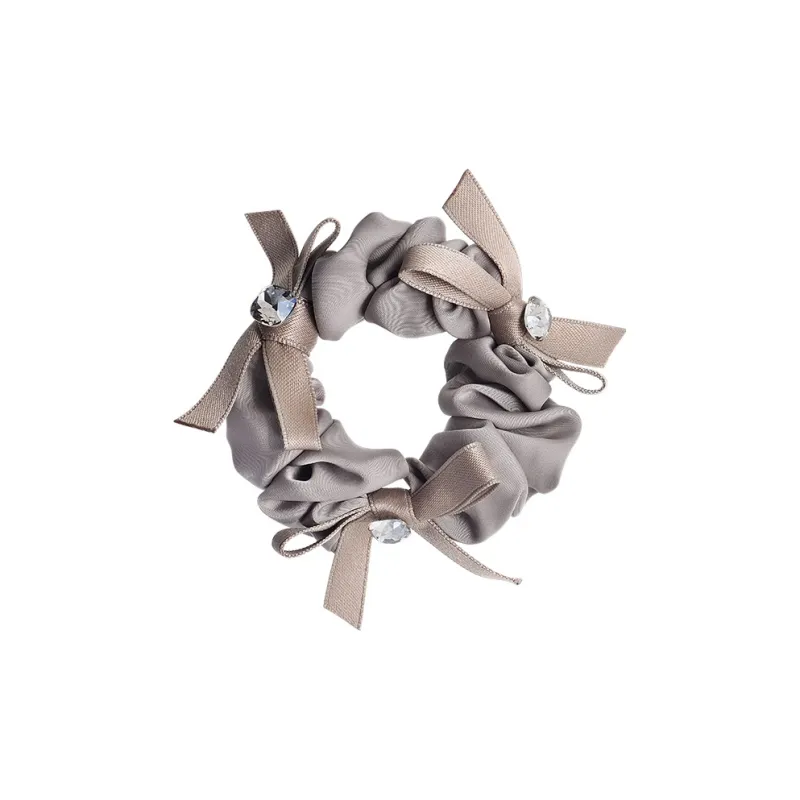 ROYALSASA Polyester Faux Crystal Hair Tie Women's-0