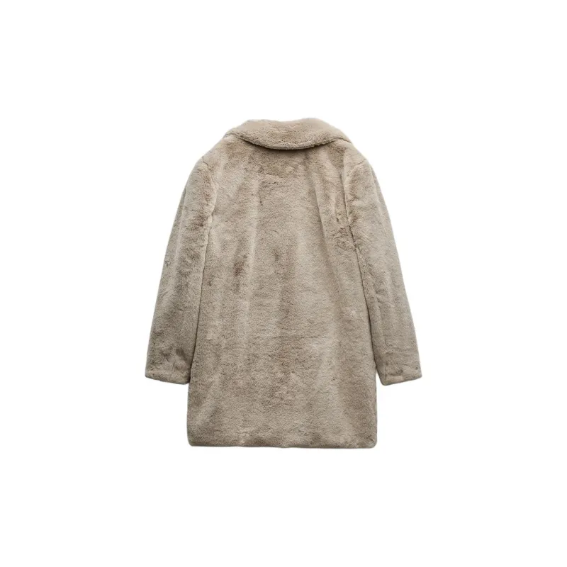 ZARA Coats Women's Gray-1