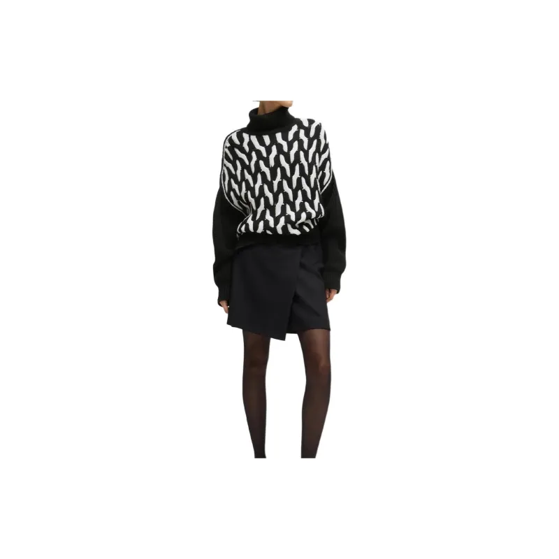 HUGO BOSS Cable knit Wool Sweater-1