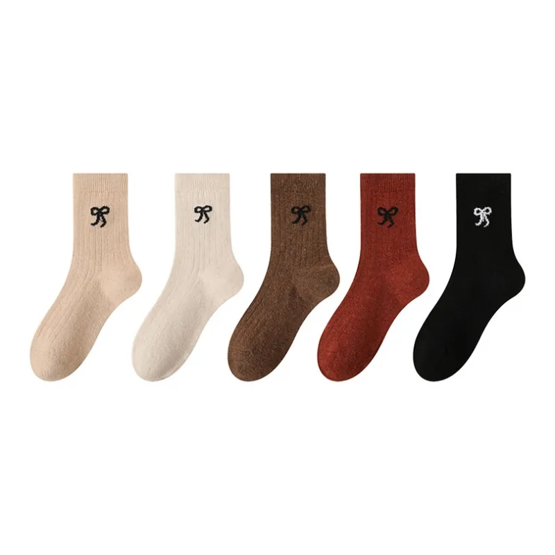 BONAS Mid-Calf Socks Women's Combo Set-9