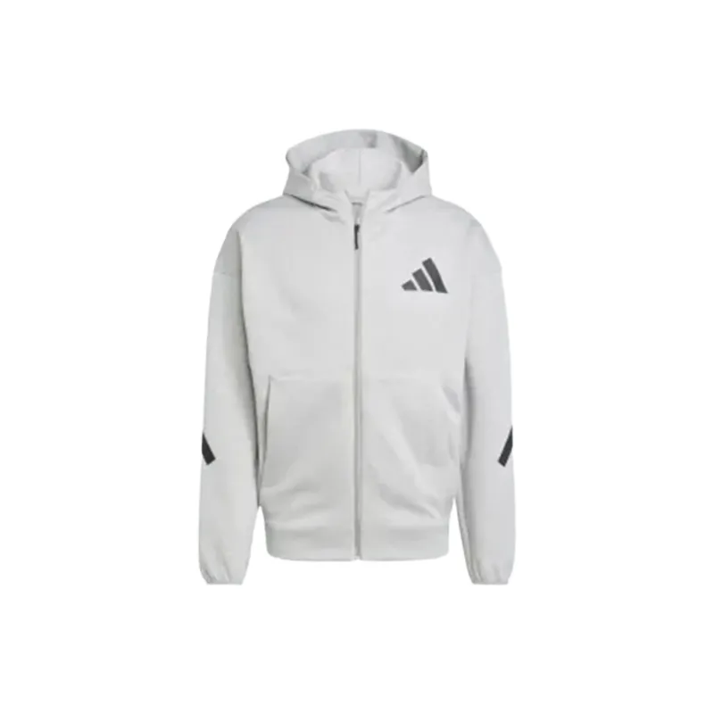 Adidas Jackets Coats Unisex Gray Shopping Bag Included-1