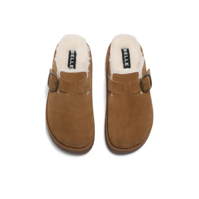 BELLE Rubber Sole Slip Resistant Wrap toe Slippers Women's-8