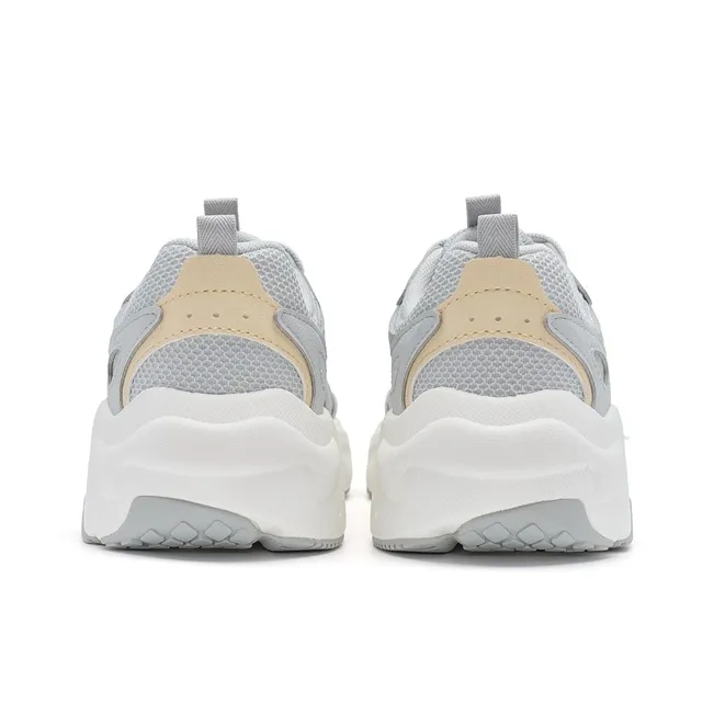 XTEP Slip-Resistant Cushioning Low-Top Casual Shoes Women's Moonstone Gray-4