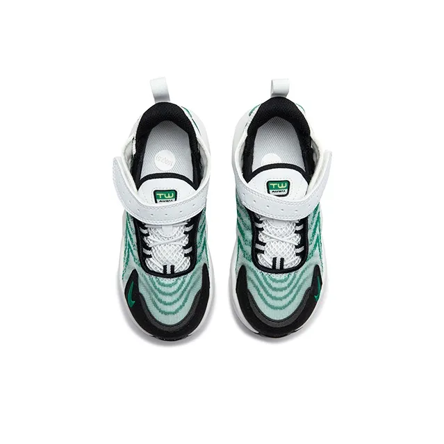 Nike Air Max TW Abrasion Resistant Low Top Kids' Running Shoes White Green Kids'-3
