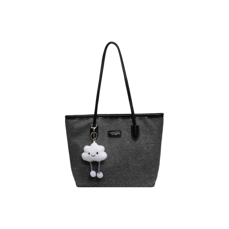 HCXK PU Shoulder Bag Women's Dark Tea/Brown/Silver/Blue & Brown-0