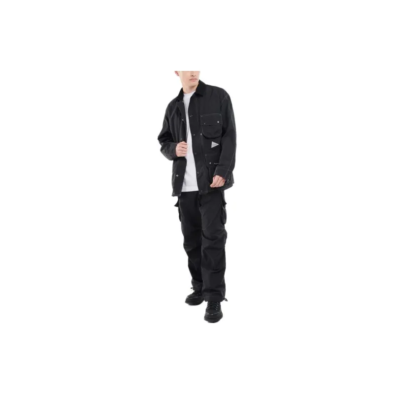 BARBOUR x And Wander Collaboration FW22 Jackets Coats Men's Black-2