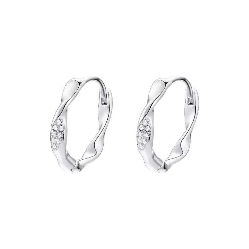 ZANC S999 Fine Silver Earrings Unisex-2