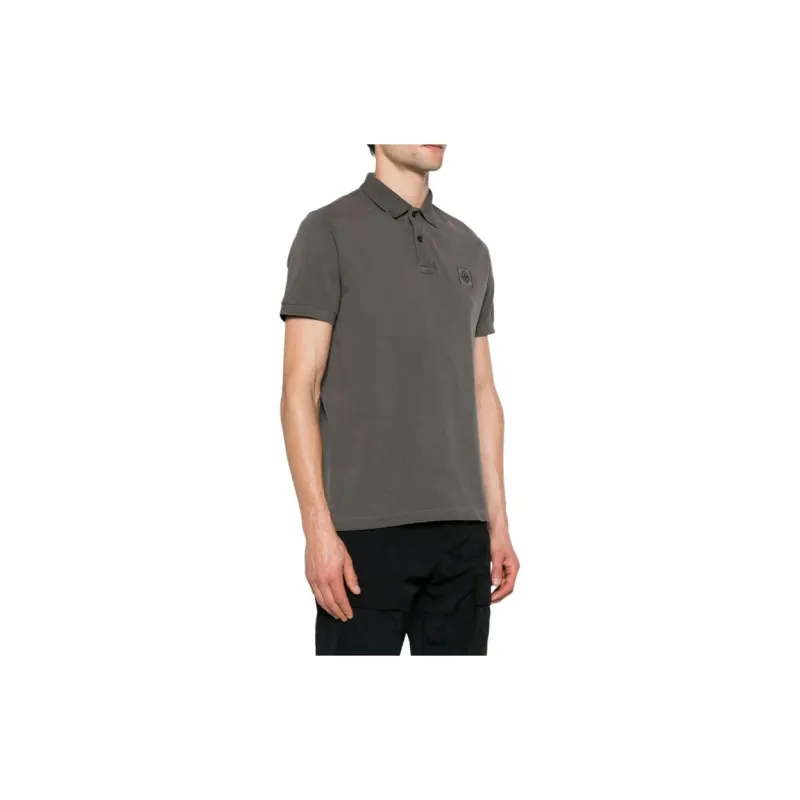 STONE ISLAND Polo Shirt Men's Charcoal-3