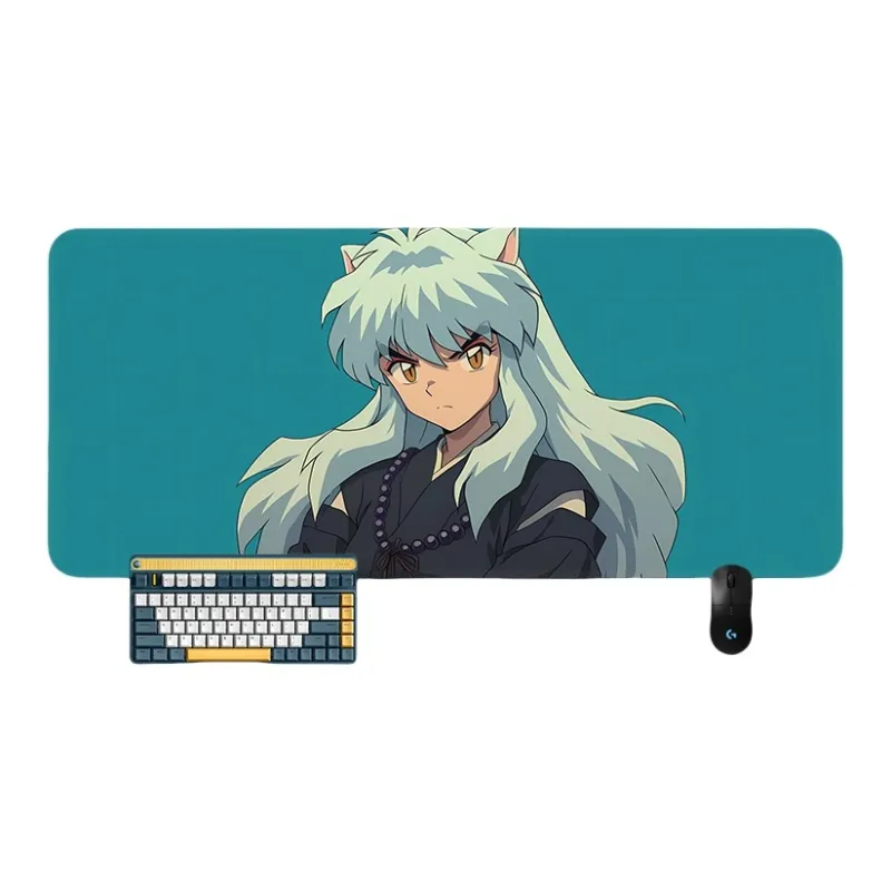 SHIBADU Rubber Inuyasha Extra Large Anime Computer Table Mat Desk Mat Good Looking Mouse Pad Mouse Pads-16