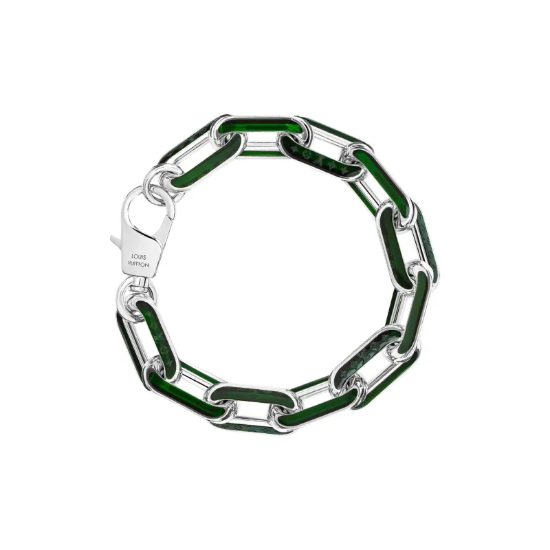 LOUIS VUITTON Metal Necklaces Women's Green-1