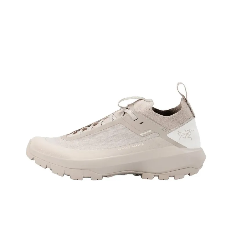 Arcteryx Vertex Alpine Anti Slip Wear Resistant Low Top Outdoor Shoes Women's Ivory White-0