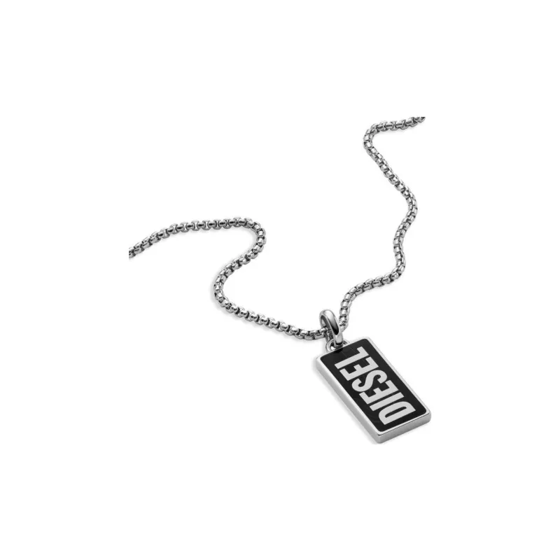 DIESEL Logo-pendant Necklace-2