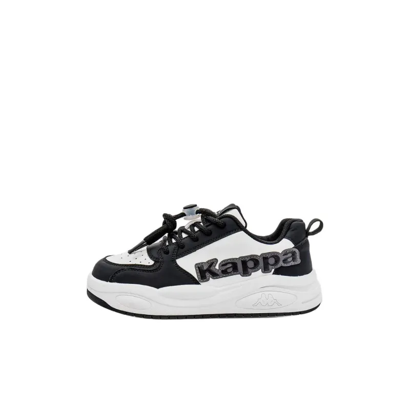 KAPPA KIDS Anti Slip Wear Resistant Low Top Kids Lifestyle Shoes Black White Kids'-0