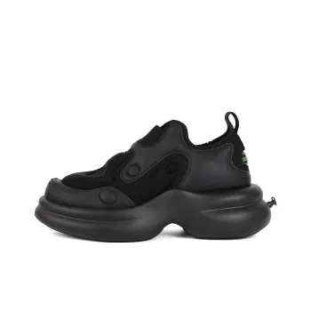 ZERO COSMOS Low Top Chunky Sneakers Unisex Black