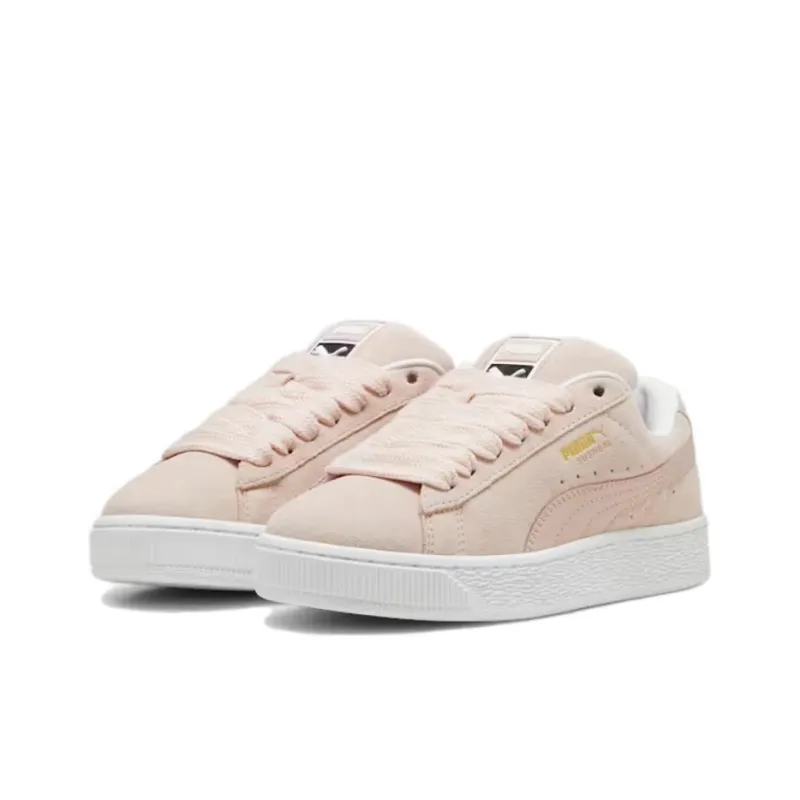 PUMA Suede XL Anti Slip Wear Resistant Low Top Skateboard Shoes Unisex Pink-2