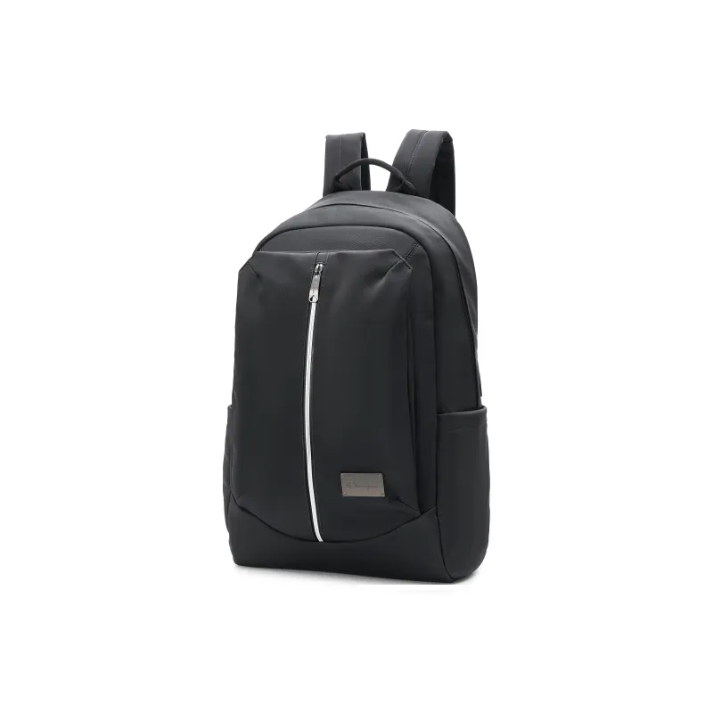 Champion Artificial Leather Backpack Regular Unisex Black/Midnight Blue & Black-1