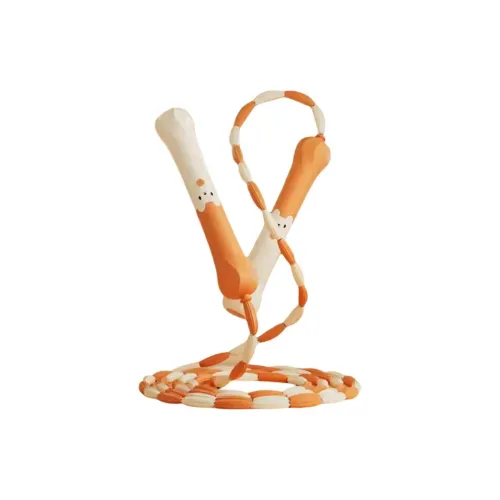 MIKING Sports & Fitness Non Countable Jump Ropes Kids PVC Rope ABS Controller 2.8m Orange