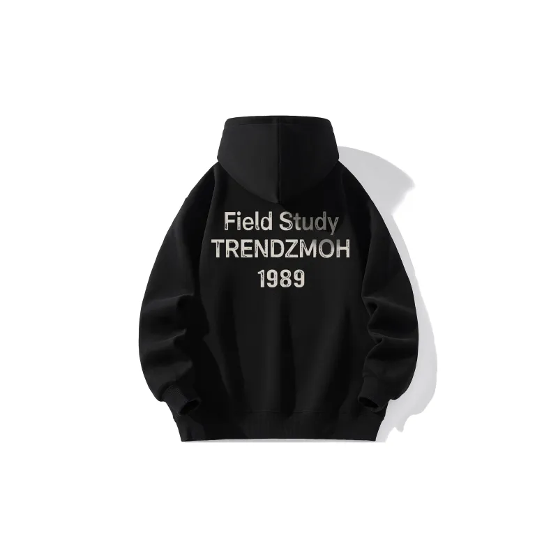 ZMOH Fleece Lined Hoodie Unisex Couple's-2