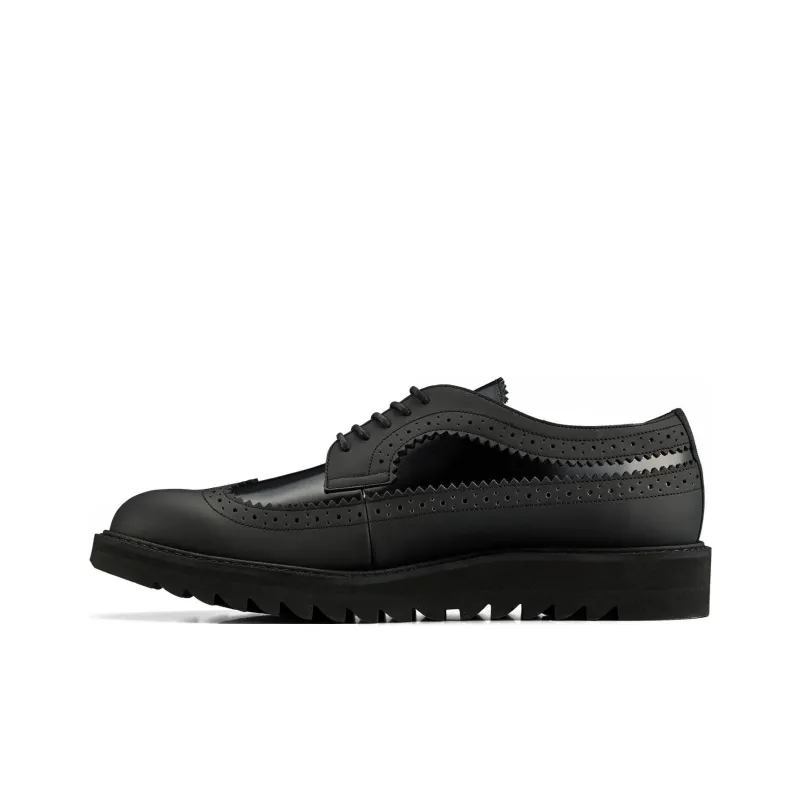 Onitsuka Tiger BROGUE Slip Resistant And Breathable Low Top Casual Shoes Men's Black-0