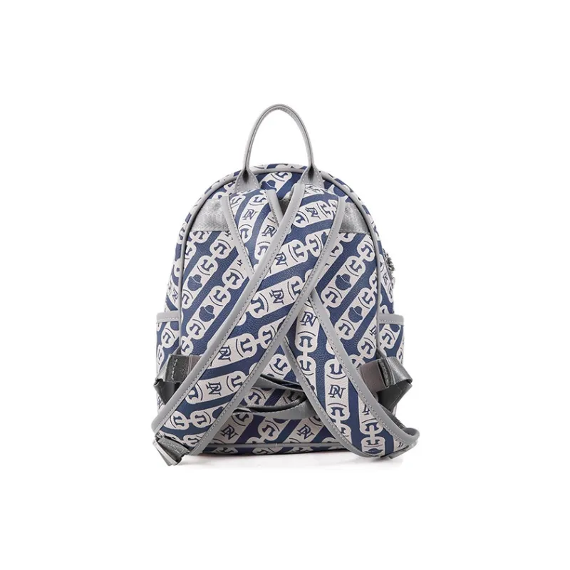 DANNYBEARJEANS Fabric Backpack Large Size Unisex Blue-4