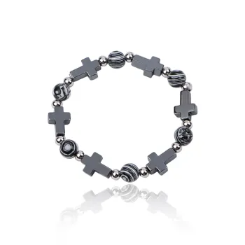 MAGICPOLE Acrylic Bracelets Men's Black Suitable For Gifting Or Personal Use