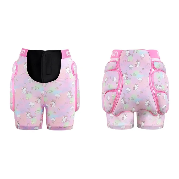 KUFUN Ski Protective Gears EVA+Lycra Butt Protector Pad Kids'-9
