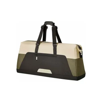 Wilson Polyester Portable Gym Bag Women's Cream With Forest Green Accents