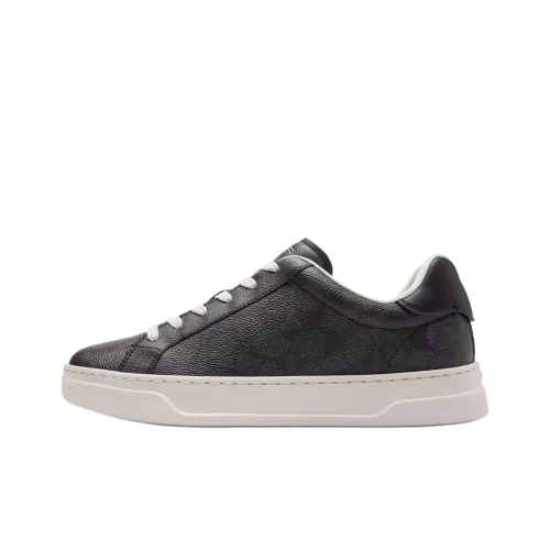 COACH High Line Low Top Skateboard Shoes Women's Black